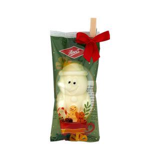 Schneemann mit Schleife