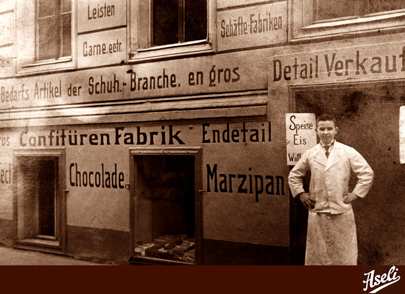 Alfred Seliger als junger Konditor